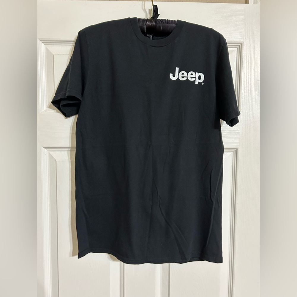FREE DUCKS Jeep Wrangler Black T Shirt Medium American Flag